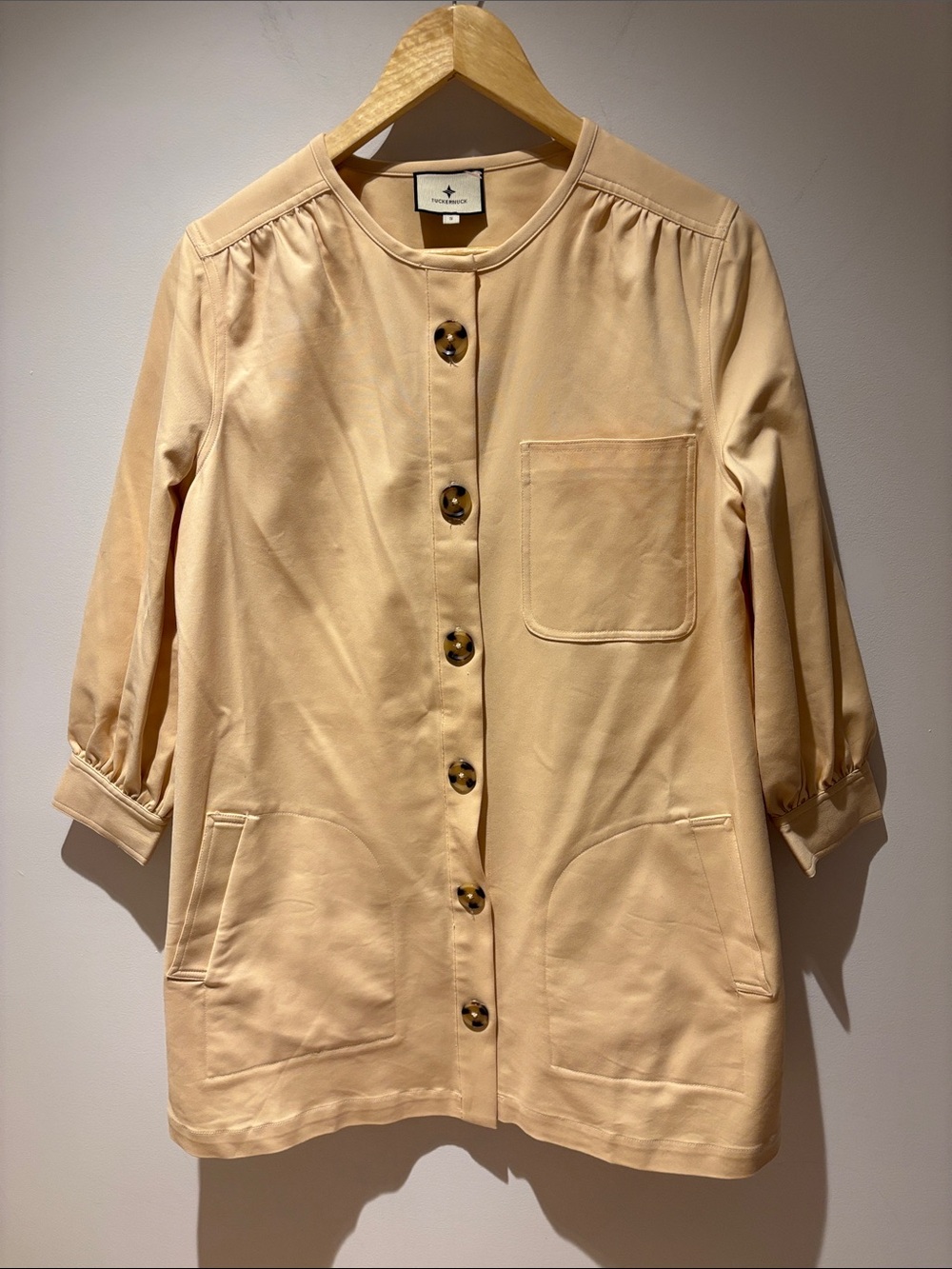 Tuckernuck Light Peach Button-Front Jacket